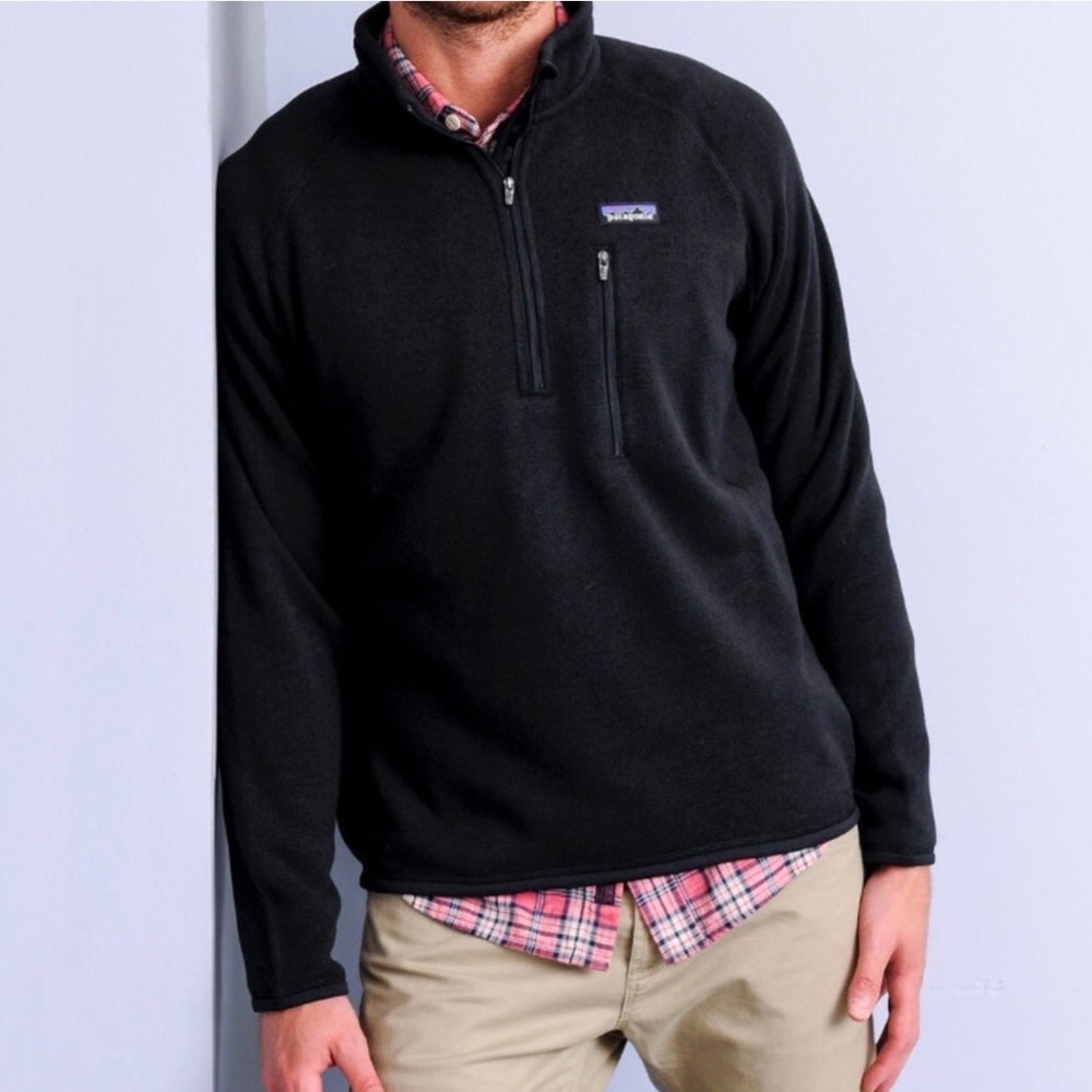 *SOLD* Patagonia Men’s Better Sweater 1/4 Black